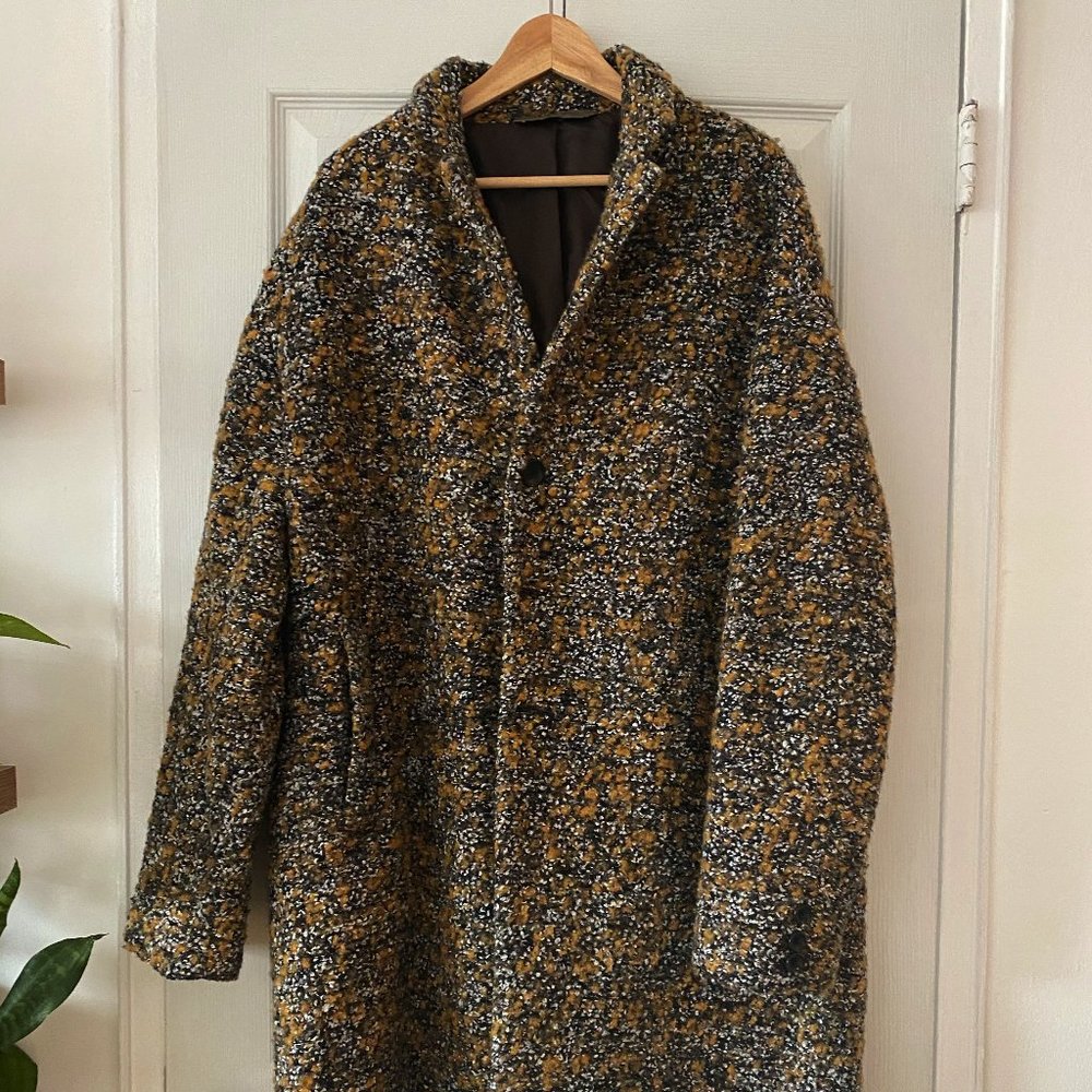 zara oversized overcoat